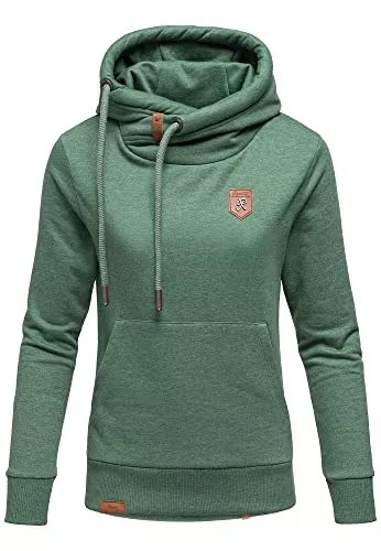 REPUBLIX Kapuzenpullover REPUBLIX Damen Kapuzenpullover Sweatjacke Pullover Hoodie Sweatshirt RD-001