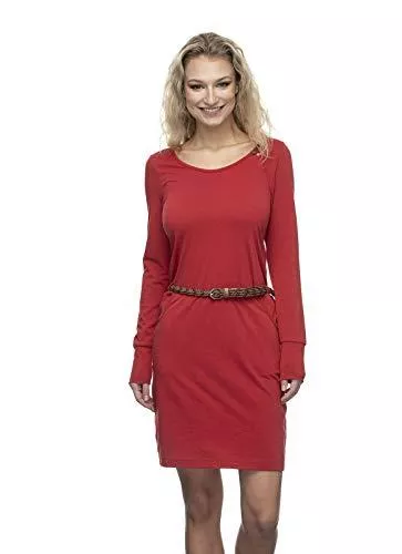 Ragwear Freizeit Ragwear MONTANA ORGANIC (WINTER) damen kleid vegane mode