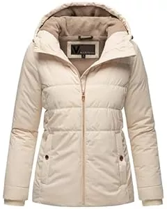 MARIKOO Jacken MARIKOO Damen Winterjacke warme Steppjacke aus recyceltem Material mit Kapuze Alemee 16 XS-3XL