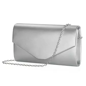 BAIGIO Taschen & Rucksäcke BAIGIO Damen Clutch Elegant Abendtasche Brauttasche Clutch mit Abnehmbarer Kette Formal Handtasche für Hochzeit Party Prom