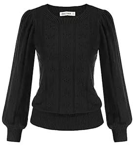 GRACE KARIN Pullover & Strickmode GRACE KARIN Damen Strickpullover Casual Pullover Mode Langarm Sweateshirt CL834