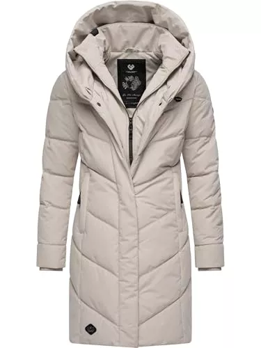 Ragwear Mäntel Ragwear Damen Wintermantel Warmer Steppmantel lang wasserdicht mit Kapuze Natalka XS-6XL