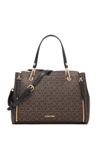 Calvin Klein Taschen & Rucksäcke Calvin Klein Damen Elaine Bubble Lamb Novelty Satchel Umhängetasche