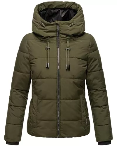 MARIKOO Jacken MARIKOO Damen Winterjacke Steppjacke warm mit Kapuze Shimoaa XVI XS-XXL