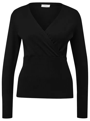 s.Oliver BLACK LABEL Pullover & Strickmode s.Oliver BLACK LABEL Damen Pullover in Wickeloptik