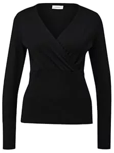 s.Oliver BLACK LABEL Pullover & Strickmode s.Oliver BLACK LABEL Damen Pullover in Wickeloptik