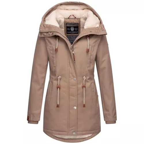Navahoo Jacken Navahoo Damen Winterjacke mit Teddyfell Winter Jacke warm gefüttert B991