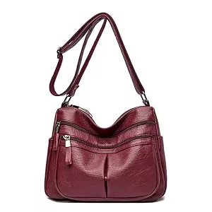 Coolives Taschen & Rucksäcke Coolives Damen Umhängetasche Damentasche Frauen Handtasche aus PU-Leder Elegante Damenhandtasche Mode Tasche Kleine Schultertasche Schultergurttasche für Mutter