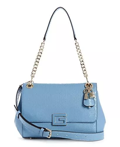 GUESS Taschen & Rucksäcke Guess Blane Flap Shoulder Bag Blue