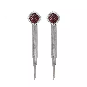 Danshinbow Schmuck Danshinbow 1 PAIR Quasten Ohrringe Strass Anhänger Ohrstecker Schmuck für Frauen und Mädchen