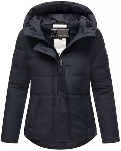 MARIKOO Jacken MARIKOO Damen Winterjacke (XS-3XL) - Steppjacke, Schlaufen auf der Innenseite, geringes Eigengewicht, Warme Jacke Frauen - N019