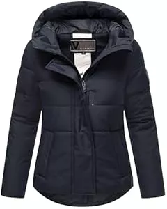 MARIKOO Jacken MARIKOO Damen Winterjacke (XS-3XL) - Steppjacke, Schlaufen auf der Innenseite, geringes Eigengewicht, Warme Jacke Frauen - N019