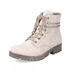 Rieker Stiefel Rieker Damen Schnürstiefeletten 78538, Frauen Stiefeletten