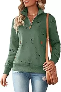 Cassiecy Pullover & Strickmode Cassiecy Damen Kapuzenpullover Winter Langarm Hoodie Pullover Baumwoll Casual Sweatshirt Winterjacke Mantel Outwear