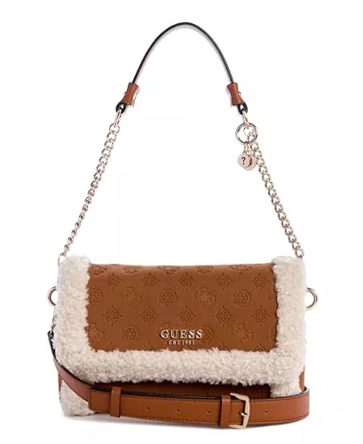 GUESS Taschen & Rucksäcke GUESS Damen Davika Shoulder Bag Flap Umhängetasche, Schultertasche