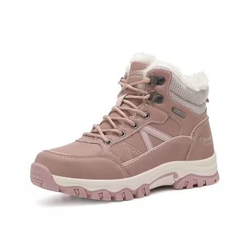 Ripord Stiefel Ripord Damen Winterschuhe Winterstiefel Warm Trekking Wanderschuhe Schneestiefel