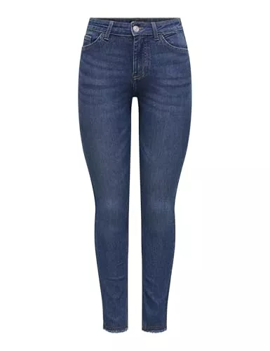 ONLY Jeans ONLY Damen Onlhush Sk Rw ANK DNM Mid-Waist Jeans