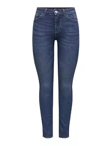 ONLY Jeans ONLY Damen Onlhush Sk Rw ANK DNM Mid-Waist Jeans