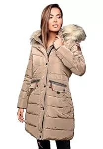 Navahoo Mäntel Navahoo Damen Winter Jacke Mantel Parka warm gefütterte Winterjacke B383