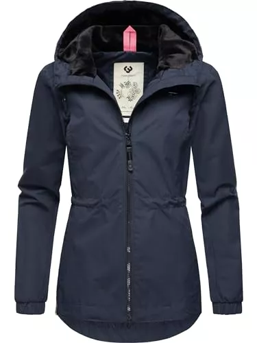 Ragwear Jacken Ragwear Damen Übergangsjacke leichte Jacke kurz wasserdicht (Wassersäule: 4.000 mm) mit Kapuze Danka YOUMODO XS-6XL