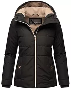 MARIKOO Jacken MARIKOO Damen Winterjacke warme Steppjacke aus recyceltem Material mit Kapuze Alemee 16 XS-3XL