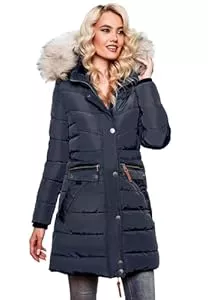 Navahoo Mäntel Navahoo Damen Winter Jacke Mantel Parka warm gefütterte Winterjacke B383