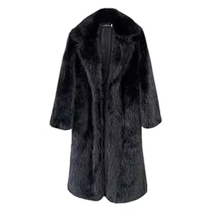 DorkasDE Mäntel DorkasDE Damen Mantel Kunstpelz Mantel Winterjacke Lose Warm Zotteligem Mantel