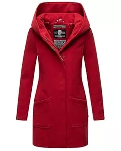 MARIKOO Mäntel MARIKOO Damen Mantel Trenchcoat Wintermantel Übergangs Jacke Parka Lang B819