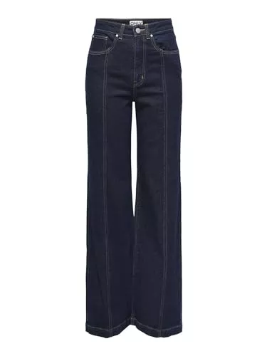ONLY Jeans ONLY Female Weit geschnitten Jeans ONLHOPE Sehr hohe Taille Weiter Beinschnitt Jeans