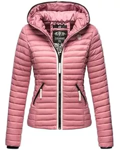 Navahoo Jacken Navahoo Damen Jacke Steppjacke Übergangsjacke gesteppt Herbst Kapuze B811