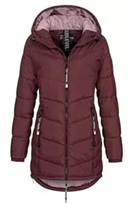 Sublevel Mäntel Sublevel Damen Jacke Steppmantel LSL-412 mit gefütterter Kapuze