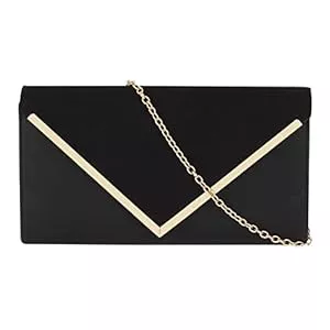 MEGAUK Taschen & Rucksäcke MEGAUK Damen Clutch Samt Abendtasche Elegante Handtasche Envelope Tasche Unterarmtasche mit Kette für Hochzeit Wedding Prom Party