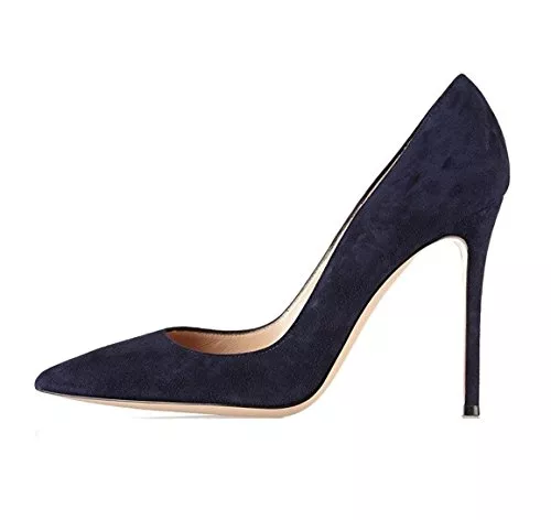 EDEFS High Heels EDEFS Damen Pumps High Heels Spitze Zehe Klassische Stiletto Schuhe