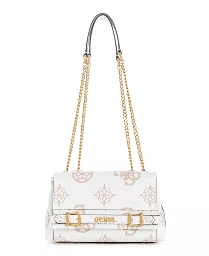 GUESS Taschen & Rucksäcke GUESS Damen Sestri Logo Convertible Crossbody Flap Schulter, wandelbare Umhängetasche
