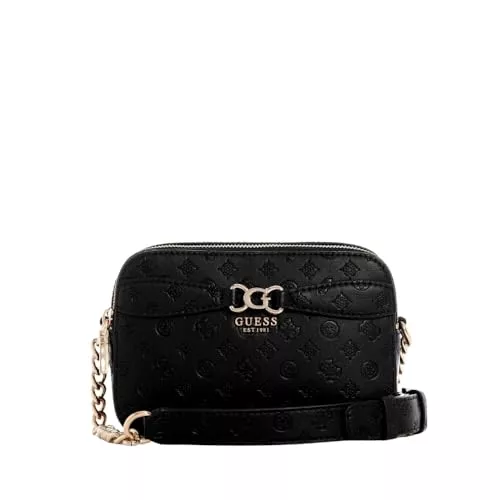 GUESS Taschen & Rucksäcke GUESS Arlena Camera Crossbody Bag Black Logo
