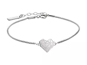 Liebeskind Schmuck LIEBESKIND Damen Armband Herz Edelstahl Silber 20 cm