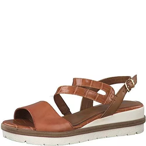 Tamaris Sandalen & Slides Tamaris Damen 1-1-28203-24 Leder Riemchensandalen