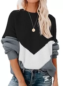 Lantch Pullover & Strickmode Pullover Damen Fall Winter Elegant Strickpullover Damen Oversize Langarm Pulli Sweatshirt Oberteile Women's Jumpers Tunika