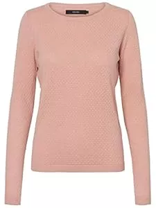 VERO MODA Pullover & Strickmode VERO MODA Damen Vmcare Structure Ls O-Neck Blou Ga Noos Pullover