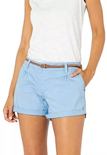 Sublevel Shorts Sublevel Damen Kurze Hose Stretch-Shorts mit Flecht-Gürtel