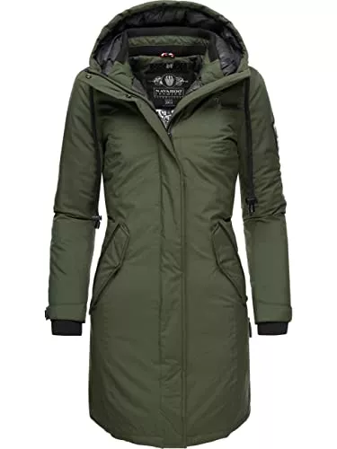 Navahoo Mäntel Navahoo Damen Wintermantel Winterparka mit Kapuze Letiziaa XS-3XL