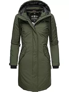 Navahoo Mäntel Navahoo Damen Wintermantel Winterparka mit Kapuze Letiziaa XS-3XL