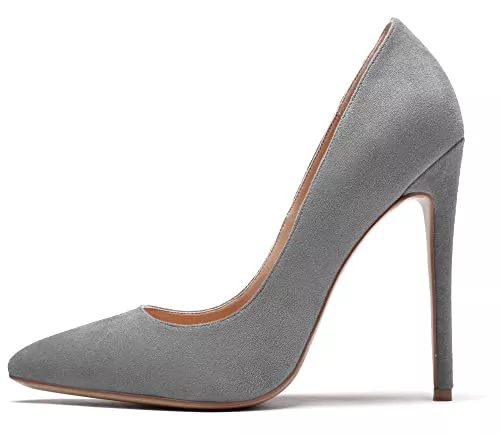 elashe High Heels elashe Damen High Heel Pumps | 12cm Spitze Zehen Stiletto | Geschlossen Pumps