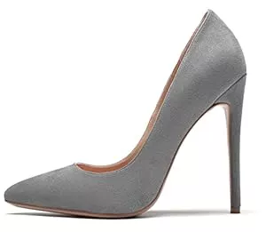 elashe High Heels elashe Damen High Heel Pumps | 12cm Spitze Zehen Stiletto | Geschlossen Pumps