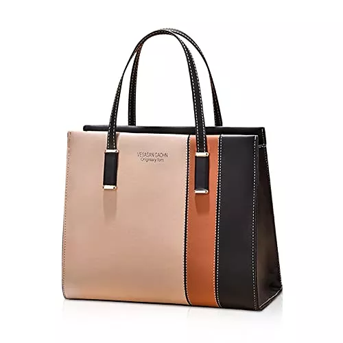 FANDARE Taschen & Rucksäcke FANDARE Elegante Umhängetaschen Damen Schultertasche Verstellbare Frauen Handtasche PU Leder Wasserdicht Mittelgroß Büro Schule Einkauf Arbeitstasche Reisen Henkeltaschen