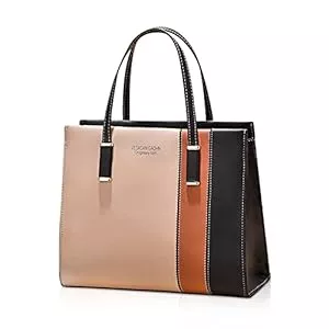 FANDARE Taschen & Rucksäcke FANDARE Elegante Umhängetaschen Damen Schultertasche Verstellbare Frauen Handtasche PU Leder Wasserdicht Mittelgroß Büro Schule Einkauf Arbeitstasche Reisen Henkeltaschen