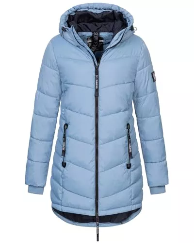 Sublevel Mäntel Sublevel Damen Winter Jacke Mantel Parka Steppjacke Steppmantel Wintermantel