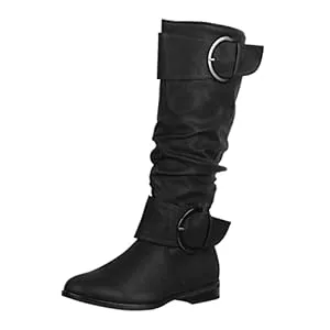 Elara Stiefel Elara Damen Stiefel Boots Schlupfstiefel Chunkyrayan