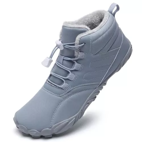 Mabove Stiefel Mabove Barfußschuhe Winterstiefel Herren Damen Traillaufschuhe Warm Gefüttert Winterschuhe Schneestiefel
