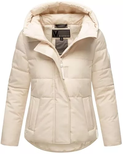 MARIKOO Jacken MARIKOO Damen Winterjacke (XS-3XL) - Steppjacke, Schlaufen auf der Innenseite, geringes Eigengewicht, Warme Jacke Frauen - N019